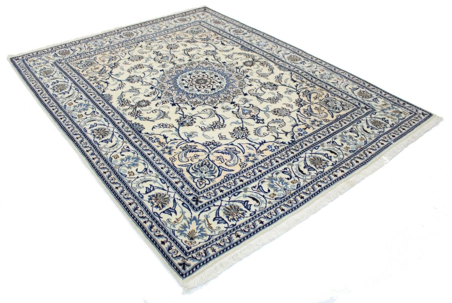 Perserteppich Nain 250 x 197 cm Wolle handgeknüpft