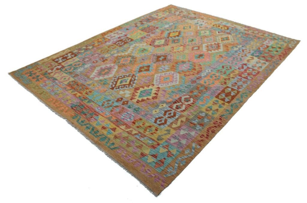 Orientteppich 260x202 cm Wolle handgewebt