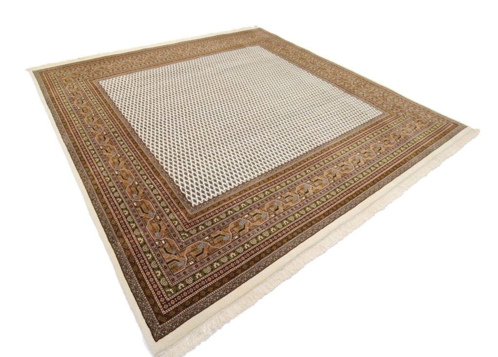 Orientteppich Sarough 302 x 298 cm Wolle handgeknüpft