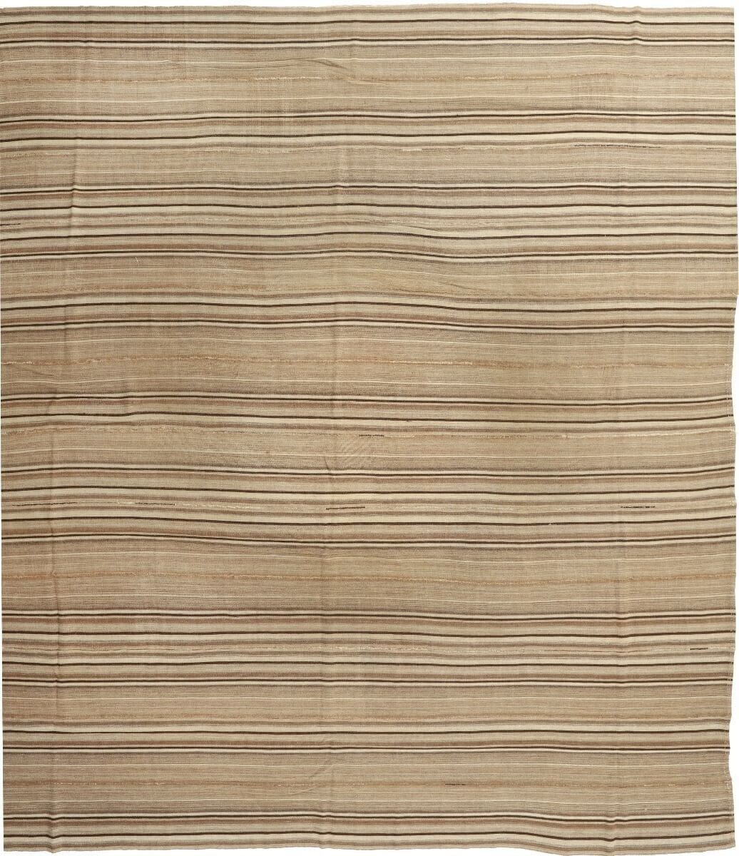 Perserteppich 345x305 cm Wolle handgewebt
