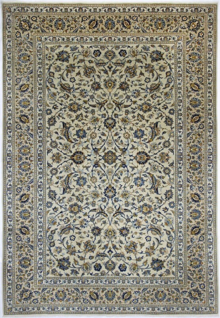 Perserteppich Keshan 347 x 239 cm Wolle handgeknüpft