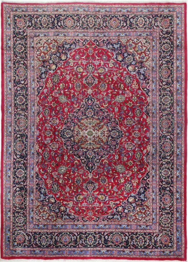 Perserteppich Kashmar 345 x 251 cm Wolle handgeknüpft