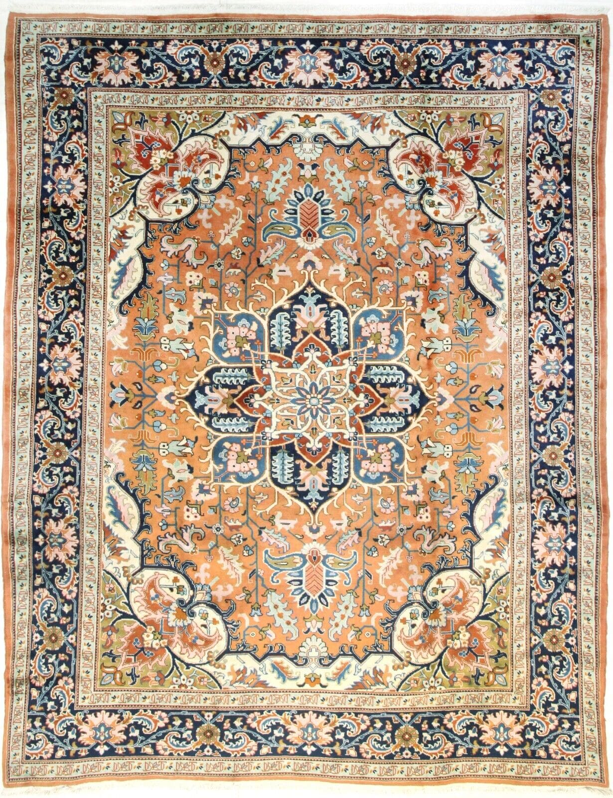 Perserteppich Heriz 360 x 285 cm Wolle handgeknüpft