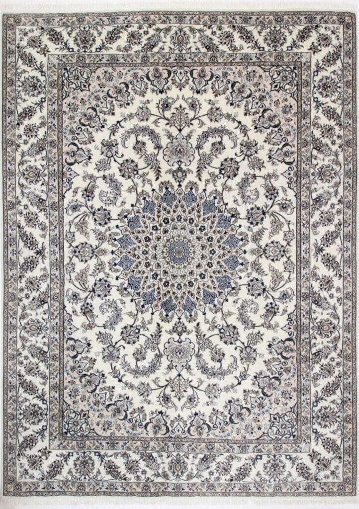 Perserteppich Nain 344x248 cm Wolle handgeknüpft