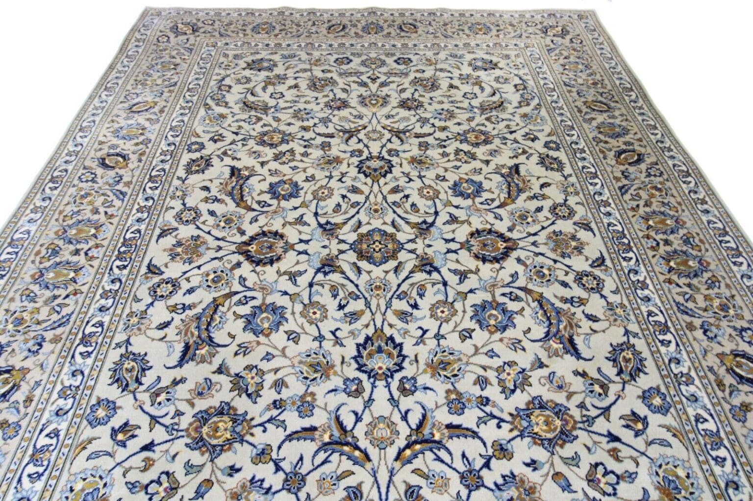 Perserteppich Keshan 347 x 239 cm Wolle handgeknüpft