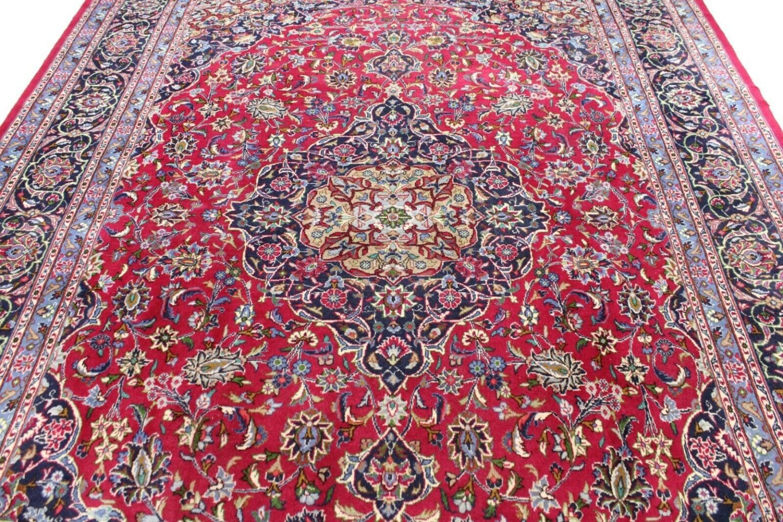 Perserteppich Kashmar 345 x 251 cm Wolle handgeknüpft