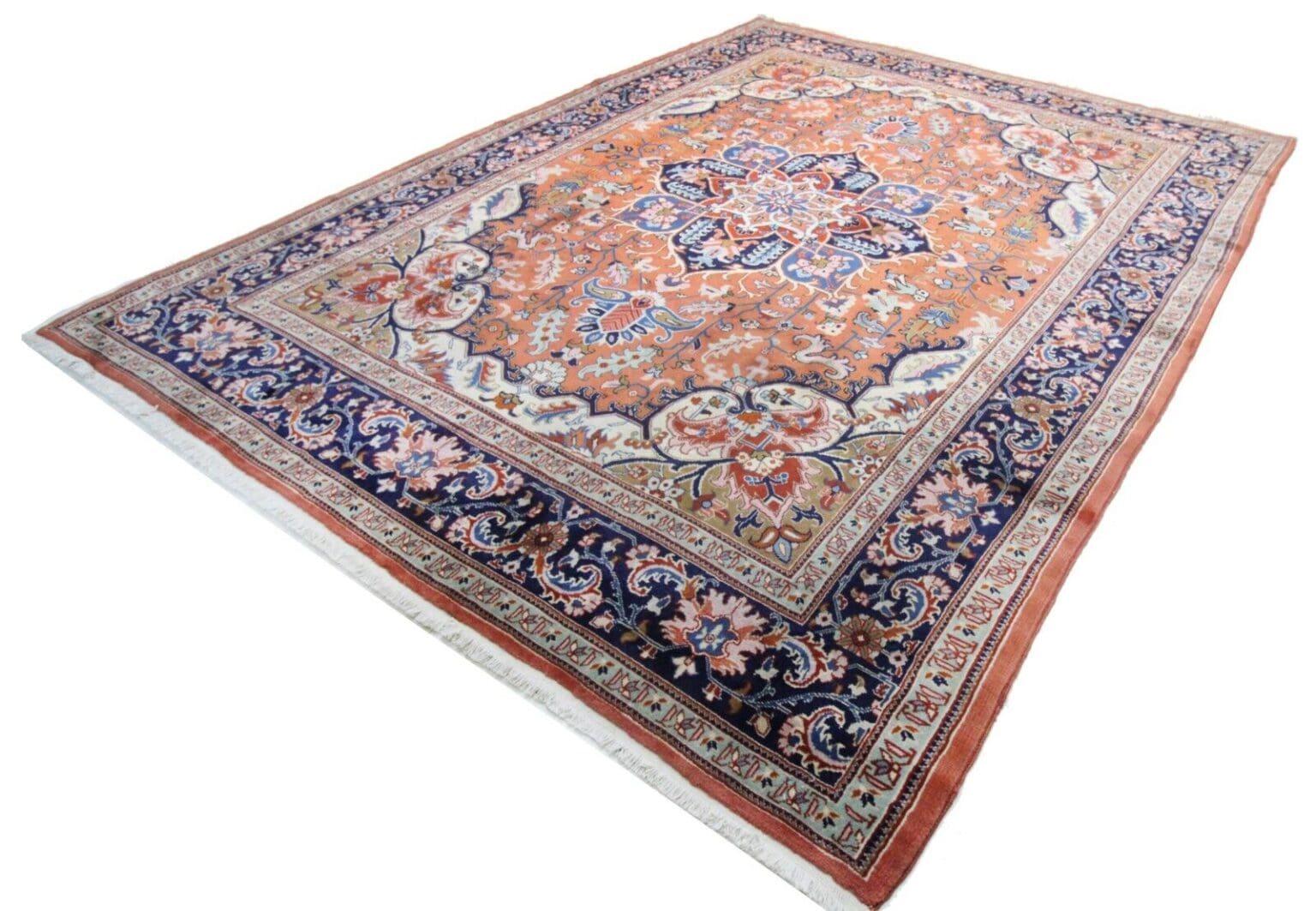 Perserteppich Heriz 360 x 285 cm Wolle handgeknüpft