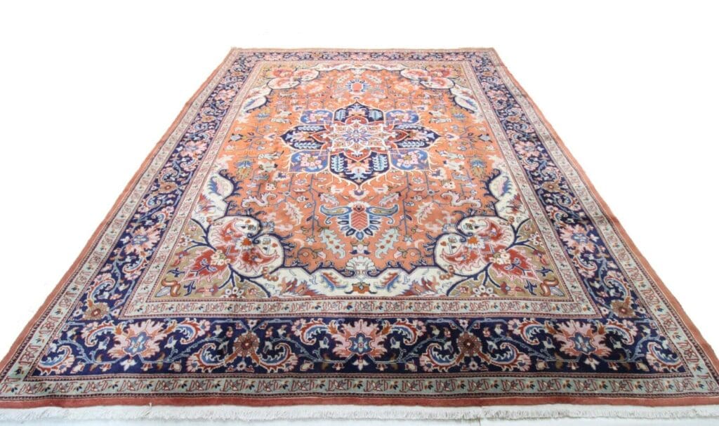 Perserteppich Heriz 360 x 285 cm Wolle handgeknüpft
