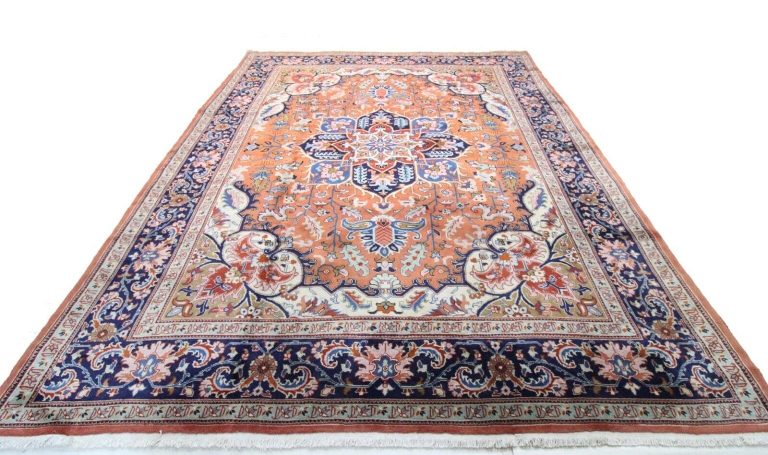 Perserteppich Heriz 360 x 285 cm Wolle handgeknüpft
