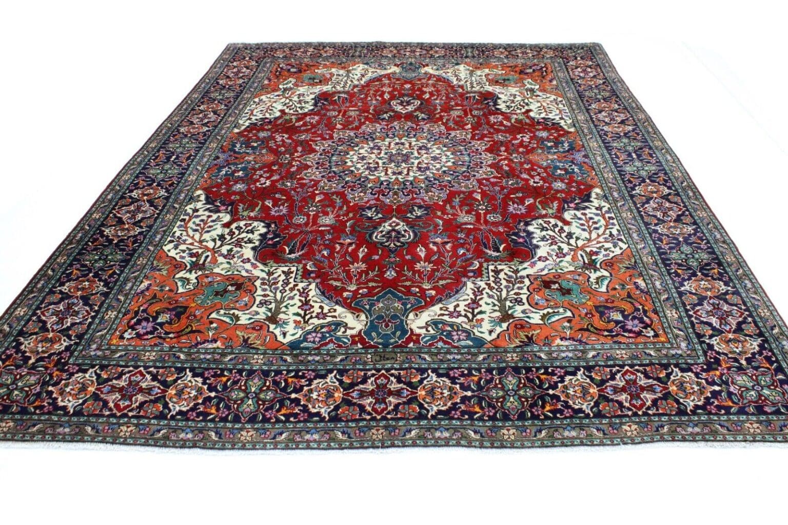 Perserteppich Täbriz 344 x 254 cm Wolle handgeknüpft