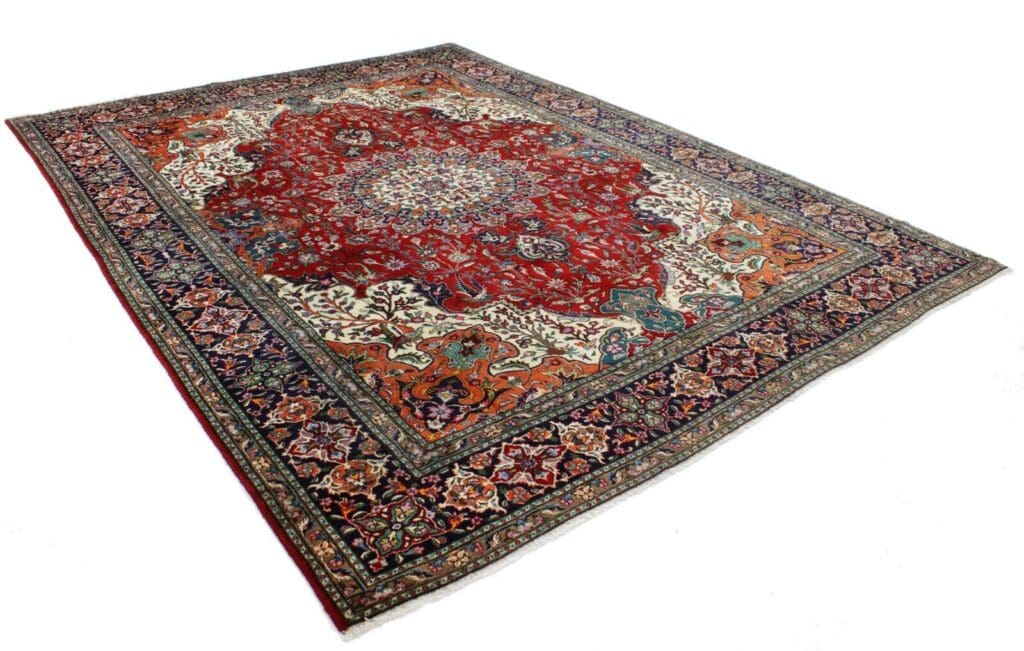 Perserteppich Täbriz 344 x 254 cm Wolle handgeknüpft