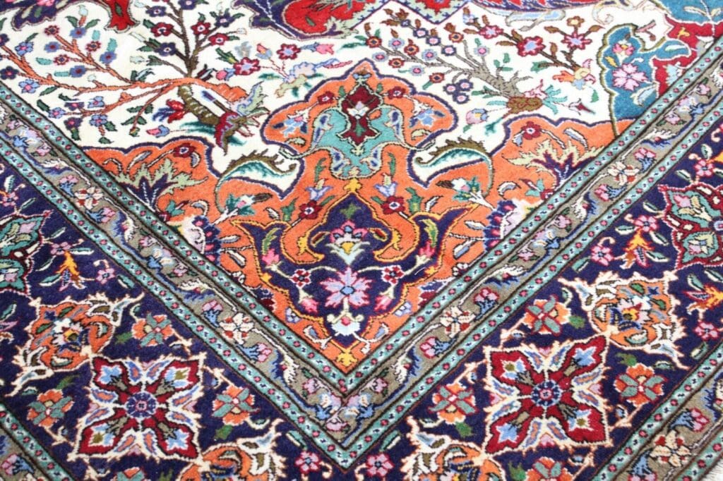 Perserteppich Täbriz 344 x 254 cm Wolle handgeknüpft