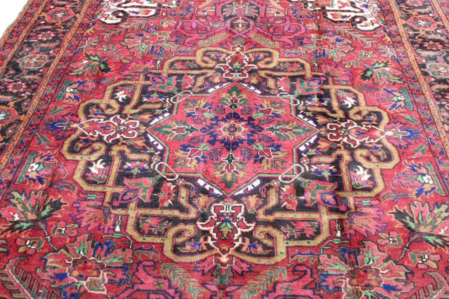 Perserteppich Heris 330 x 243 cm Wolle handgeknüpft