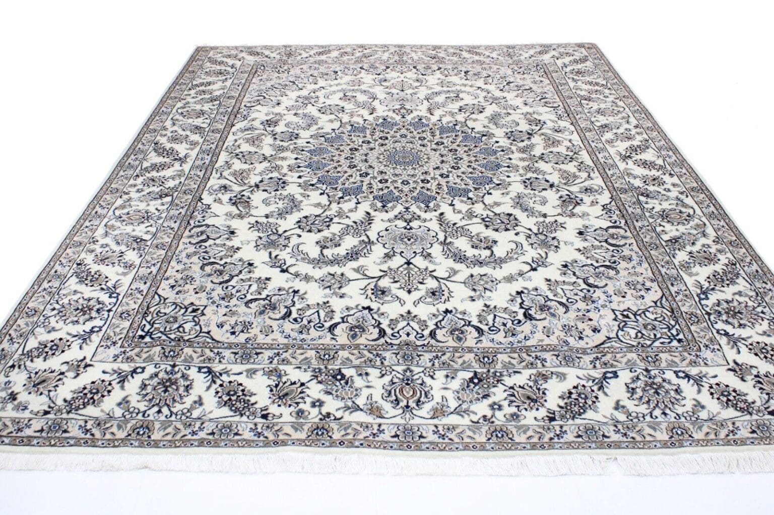 Perserteppich Nain 344x248 cm Wolle handgeknüpft