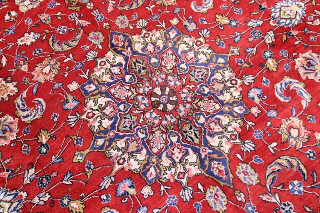 Perserteppich Sarough 344 x 240 cm Wolle handgeknüpft