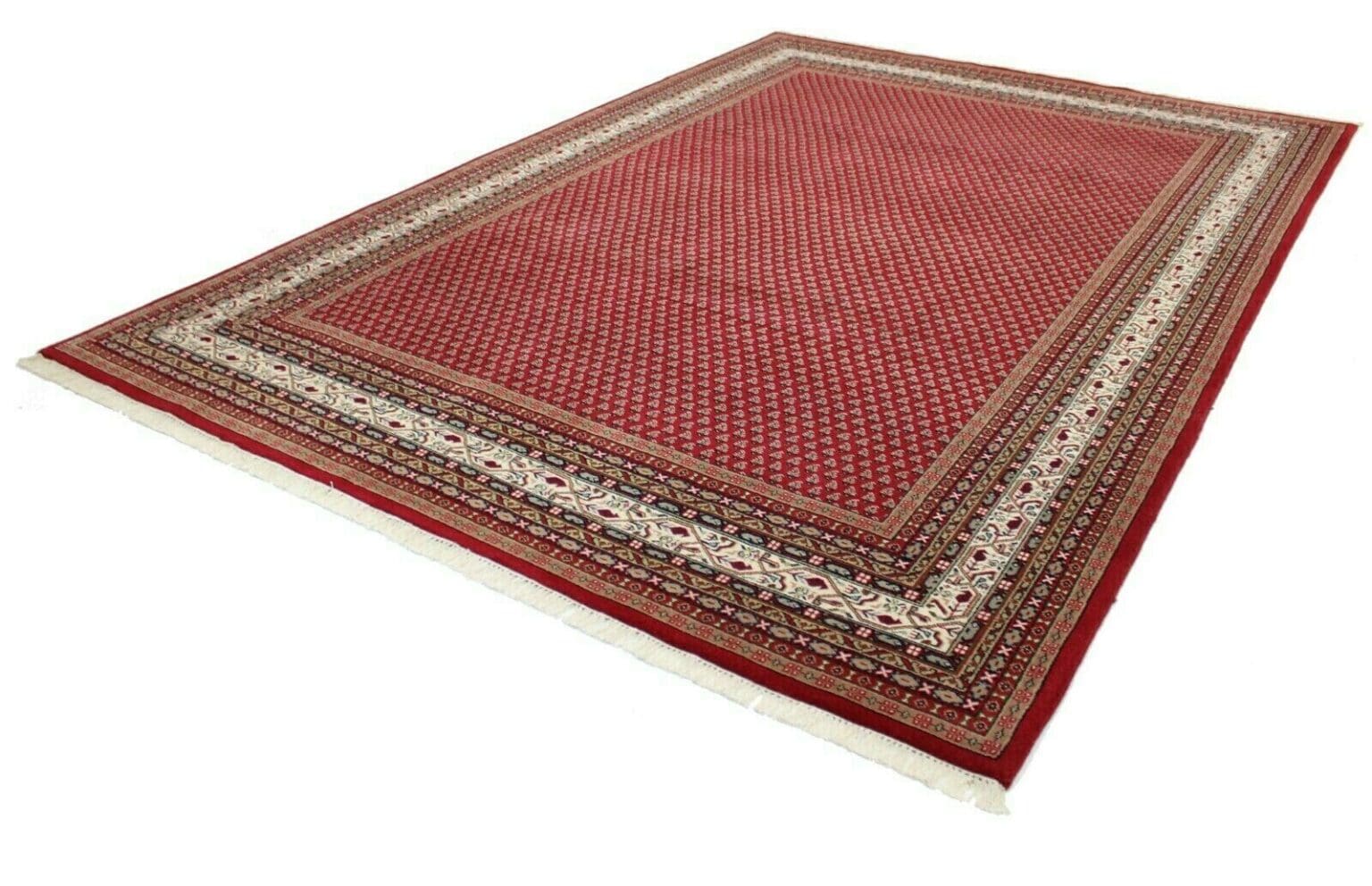 Orientteppich Sarough 351 x 246 cm Wolle handgeknüpft