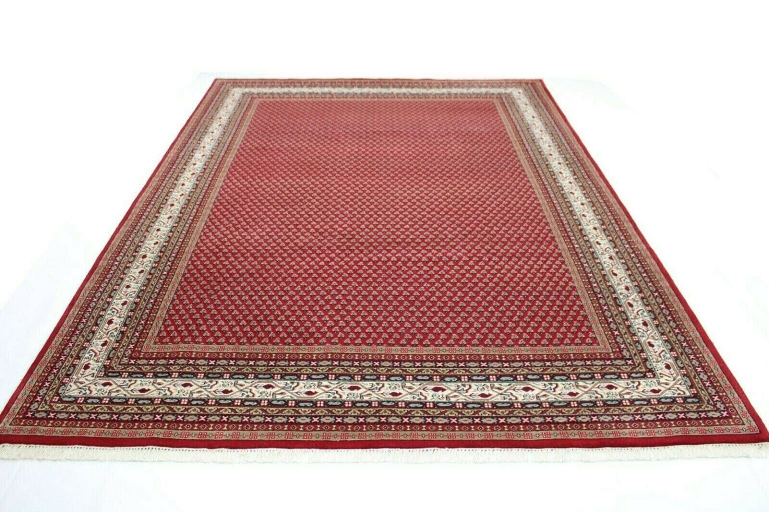 Orientteppich Sarough 351 x 246 cm Wolle handgeknüpft