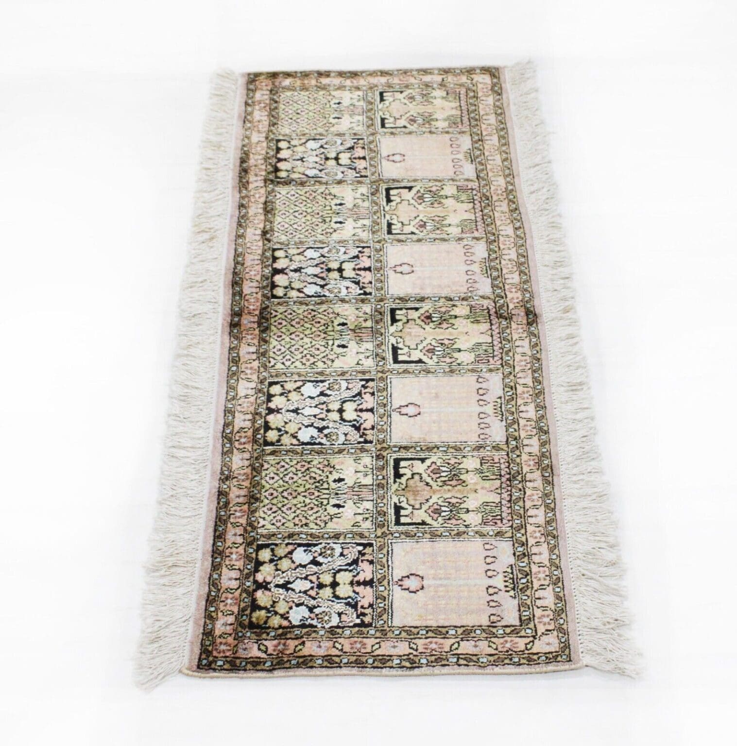 Orientteppich Kashmir 124 x 75 cm Seide handgeknüpft