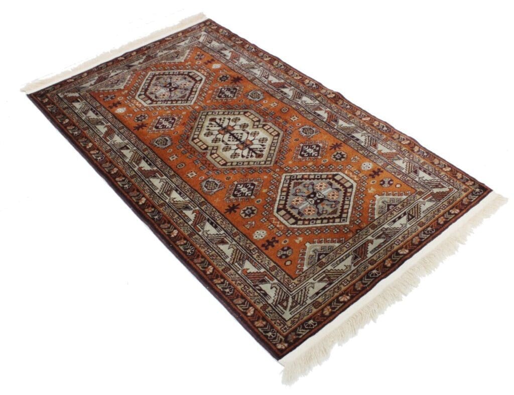 Orientteppich Kazak 165 x 88 cm Wolle handgeknüpft