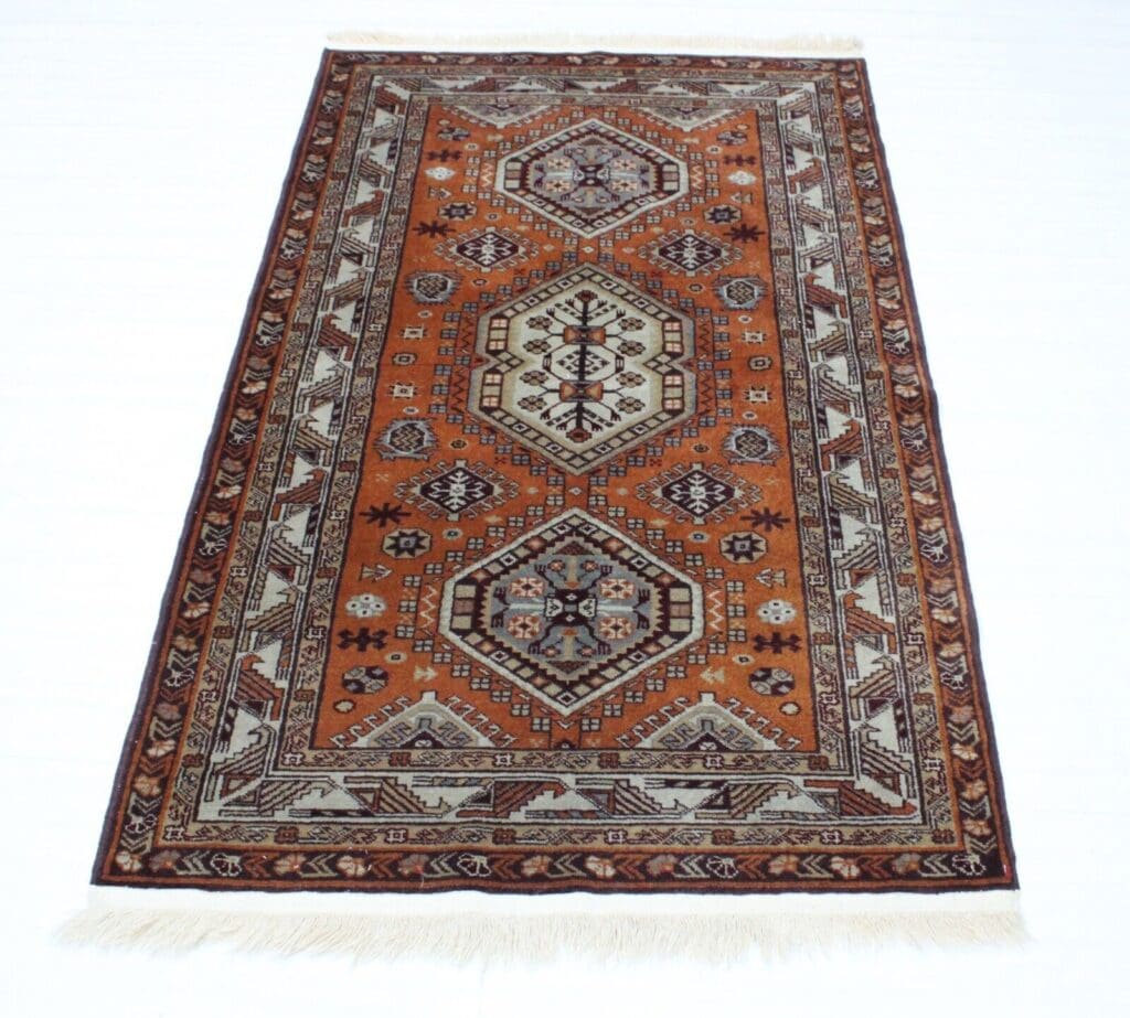 Orientteppich Kazak 165 x 88 cm Wolle handgeknüpft