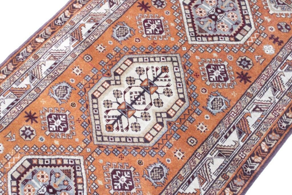 Orientteppich Kazak 165 x 88 cm Wolle handgeknüpft