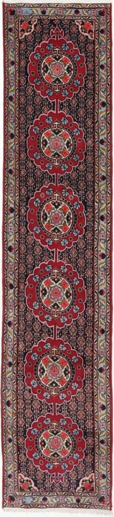 Perserteppich Bidjar 336 x 72 cm Wolle handgeknüpft