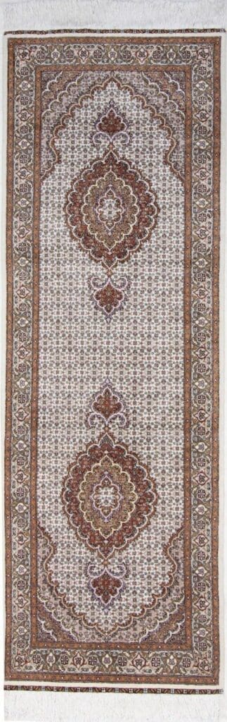 Perserteppich Tabriz 247 x 80 cm Wolle handgeknüpft