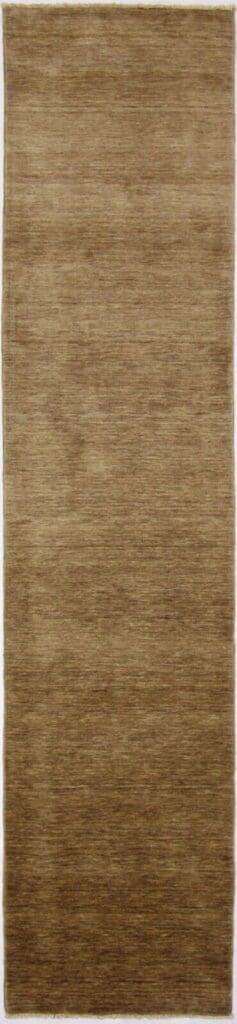 perserteppich-342x75-cm-einfarbig-top-zustand-handgeknupft Orientteppich Indo Modern 342 x 75 cm Wolle handgeknüpft