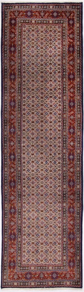 Perserteppich Moud 280 x 76 cm Wolle handgeknüpft