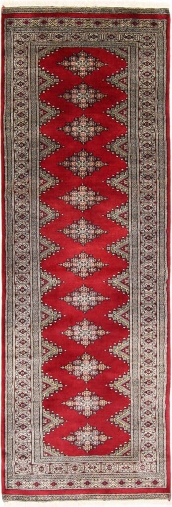 Orientteppich Pakistan 242 x 80 cm Wolle handgeknüpft
