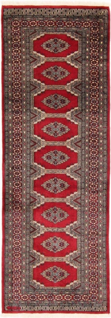 Orientteppich Pakistan 230x78 cm Wolle handgeknüpft