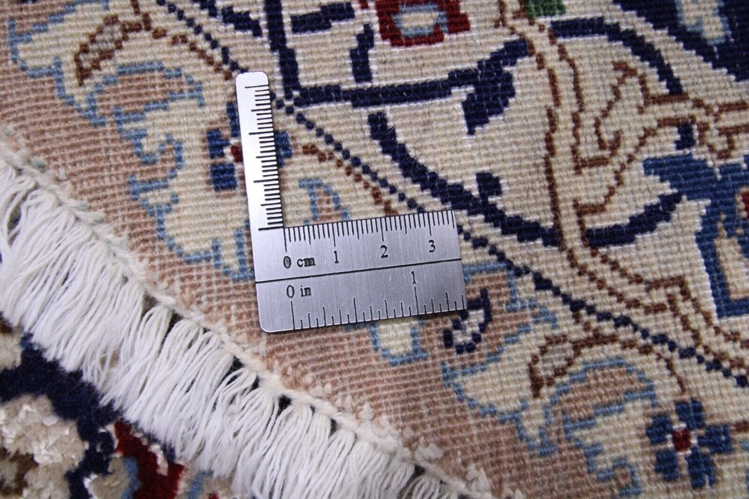 perserteppich-nain-9la-105x105-cm-seide-handgeknupft-100-handarbeit-4 Perserteppich Nain 9La 105 x 105 cm Seide handgeknüpft