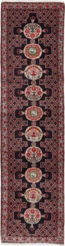 Perserteppich Senneh Bidjar 305 x 75 cm Wolle handgeknüpft