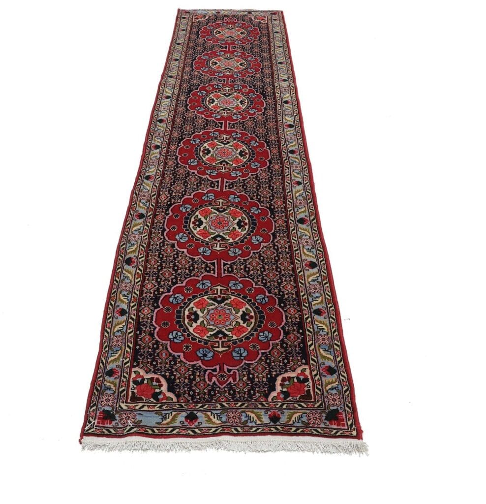 Perserteppich Bidjar 336 x 72 cm Wolle handgeknüpft