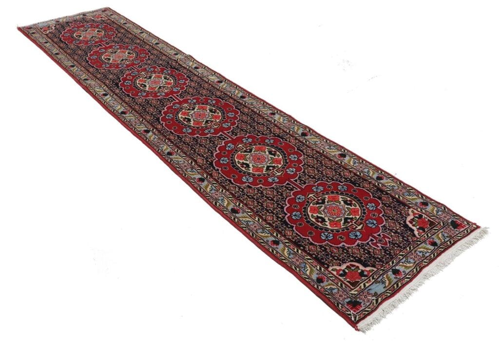 Perserteppich Bidjar 336 x 72 cm Wolle handgeknüpft