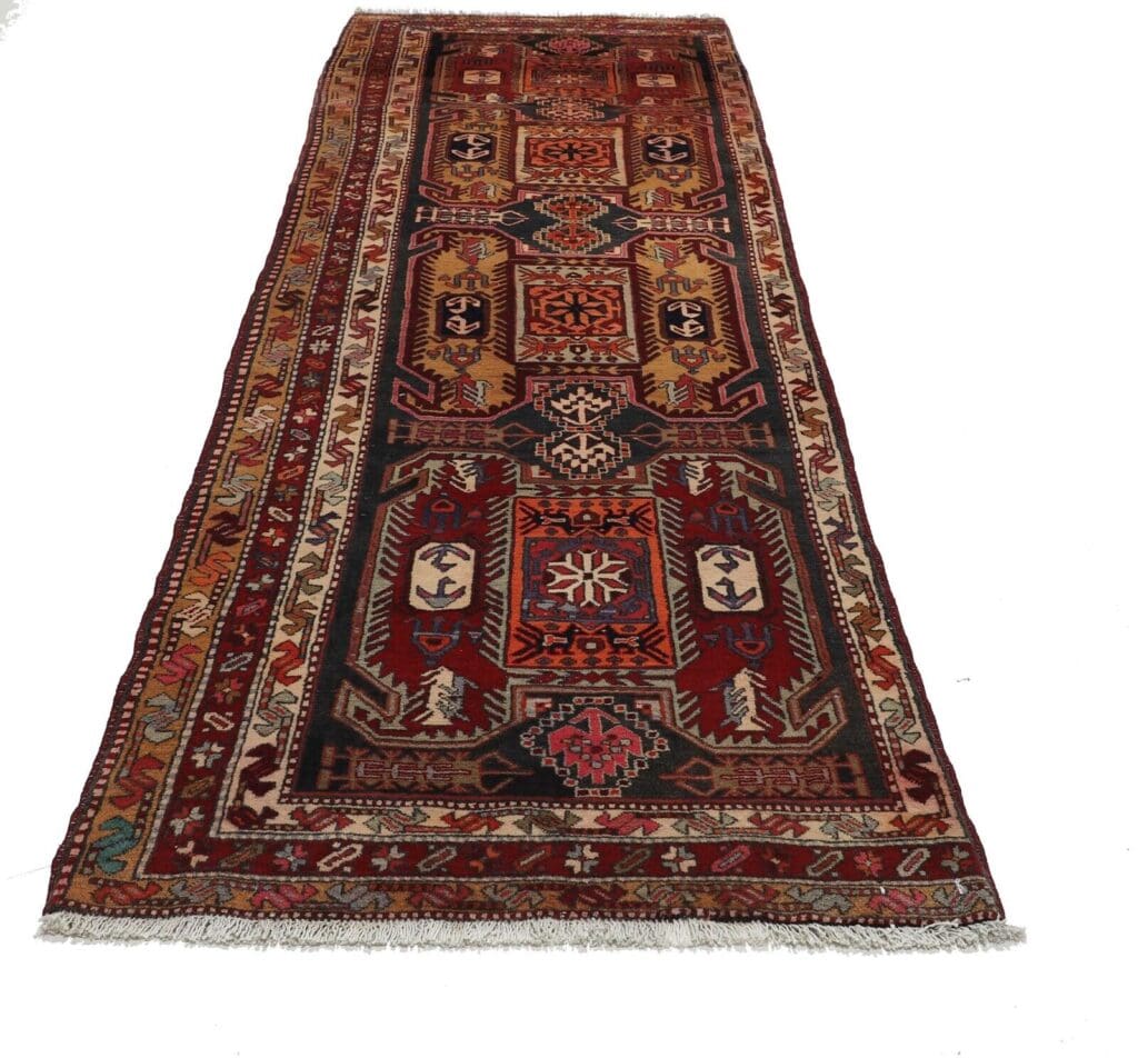 Perserteppich Meschkin 328 x 109 cm Wolle handgeknüpft