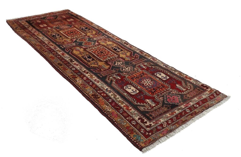 Perserteppich Meschkin 328 x 109 cm Wolle handgeknüpft