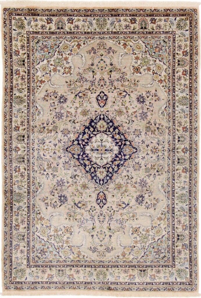 Orientteppich China 185 x 128 cm Seide handgeknüpft