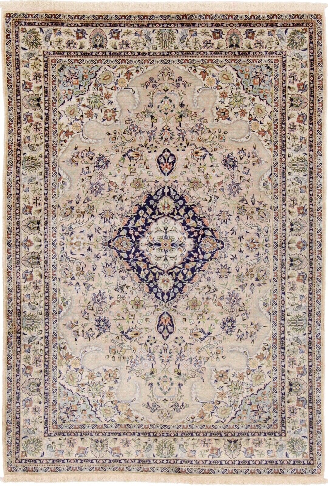 Orientteppich China 185 x 128 cm Seide handgeknüpft