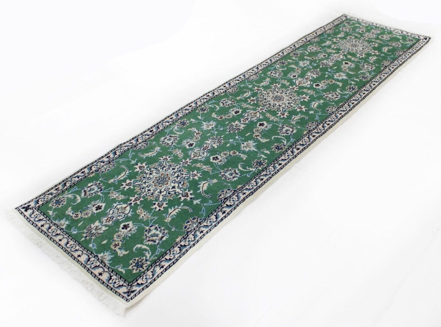 original-perserteppich-nain-kashmari-295x78cm-top-zustand-handgeknupft-1 Perserteppich Nain Kaschmir 295 x 78 cm Wolle handgeknüpft