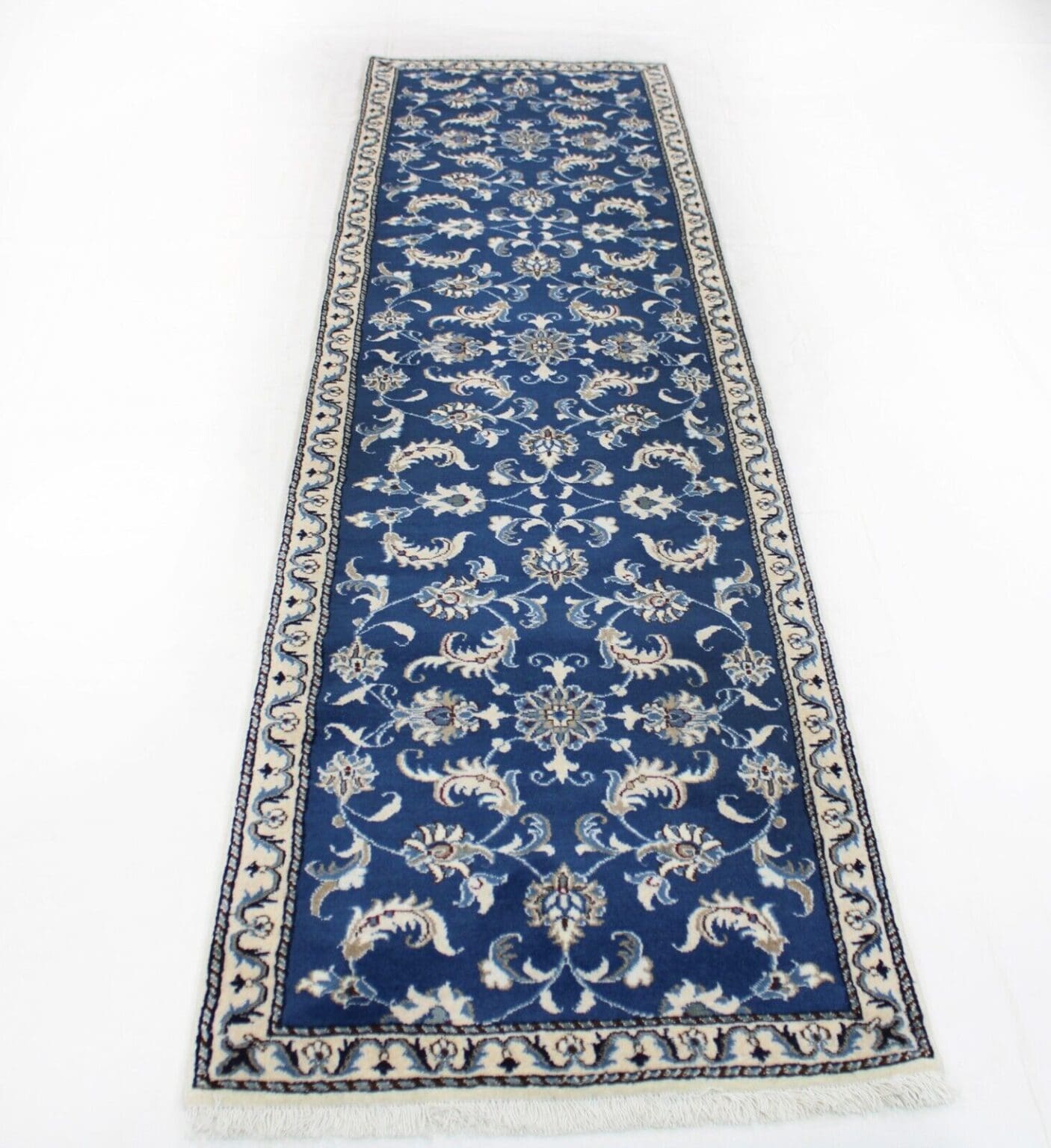 original-perserteppich-nain-kashmari-289x78-cm-handgeknupft-3 Perserteppich Nain 289 x 78 cm Wolle handgeknüpft