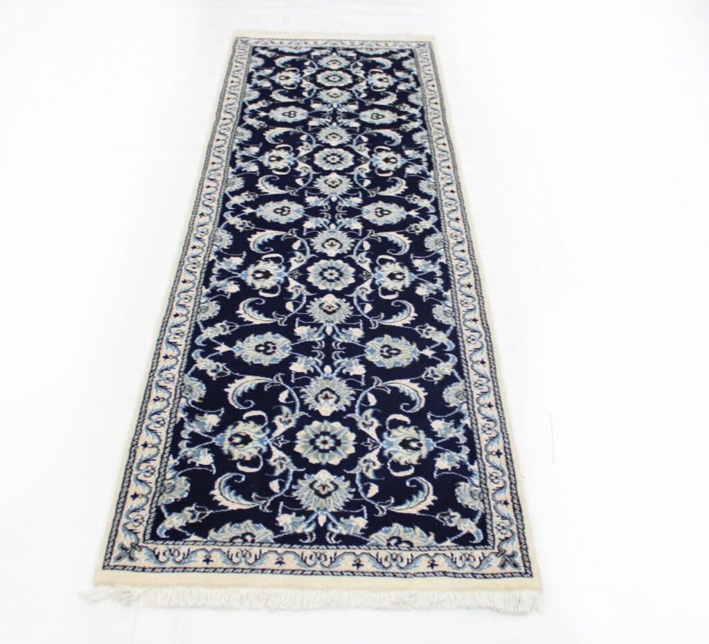 original-perserteppich-nain-kashmari-250x77-cm-handgeknupft-3 Perserteppich Nain Kaschmir 250 x 77 cm Wolle handgeknüpft