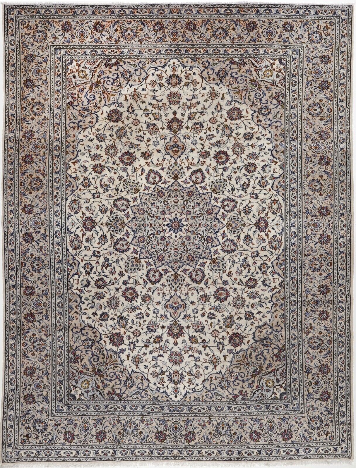 Perserteppich Keshan 385 x 291 cm Wolle handgeknüpft