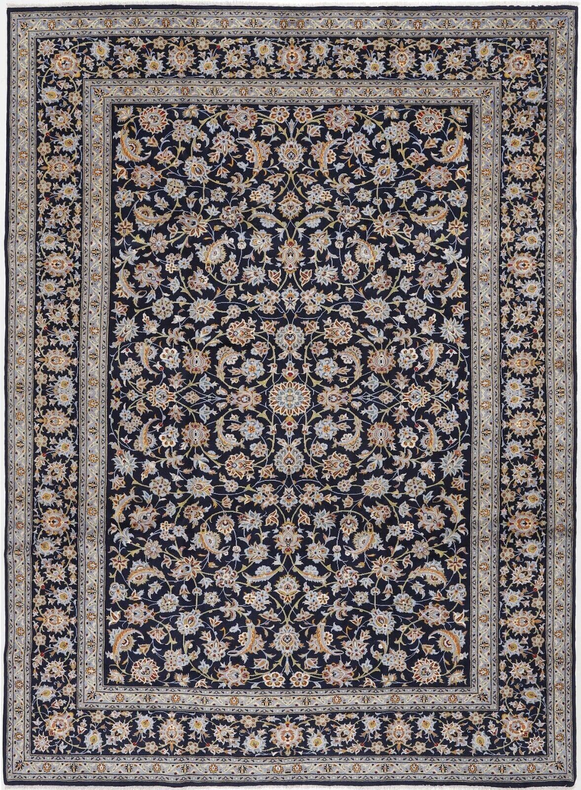 Perserteppich Keshan 385 x 280 cm Wolle handgeknüpft
