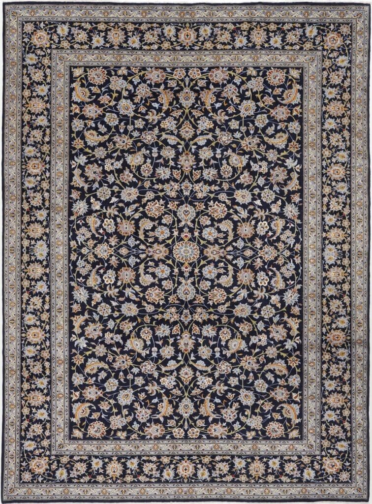 Perserteppich Keshan 382 x 280 cm Wolle handgeknüpft