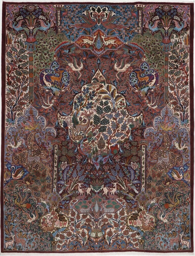 Perserteppich Kashmar 395 x 296 cm Wolle handgeknüpft