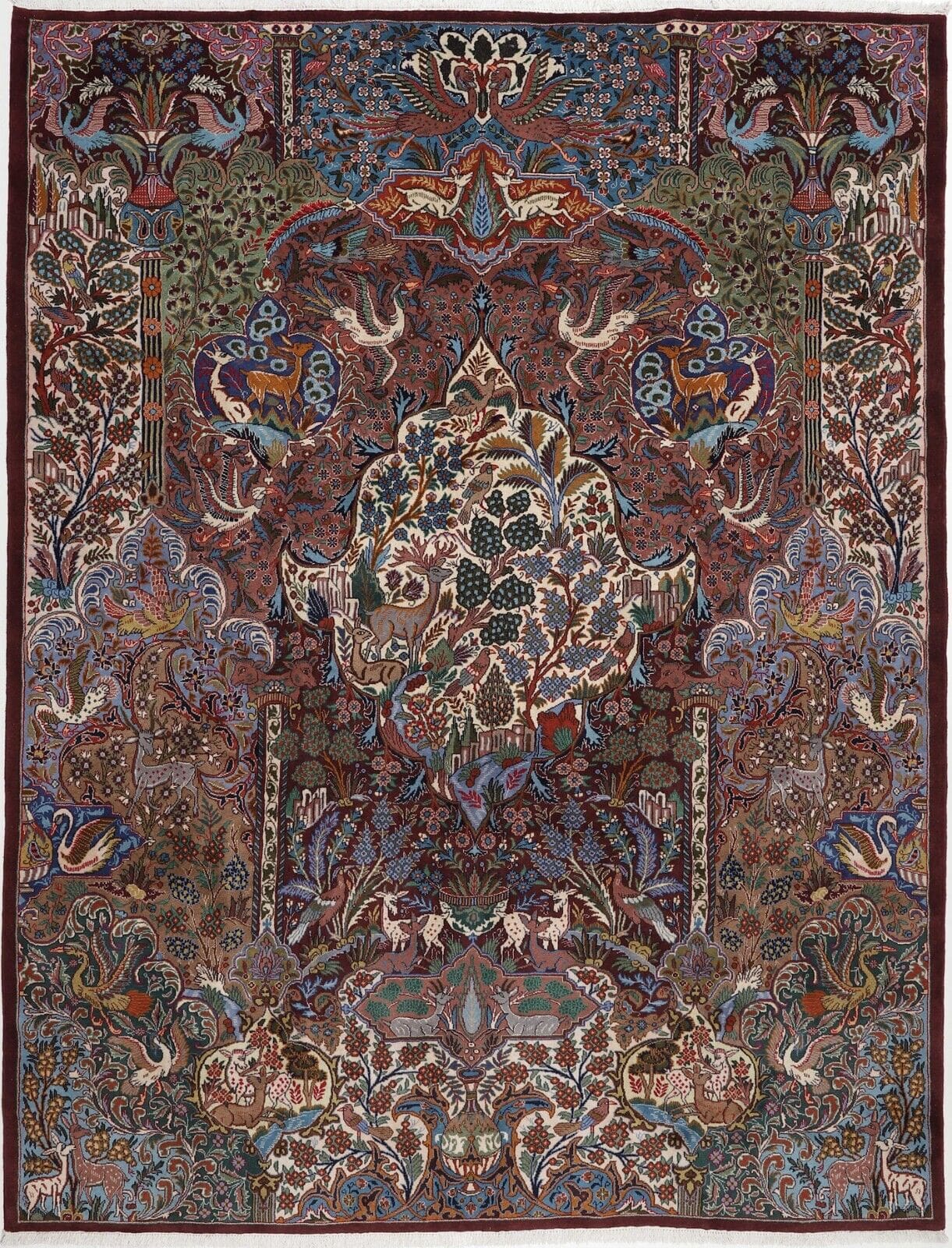 Perserteppich Kashmar 395 x 296 cm Wolle handgeknüpft