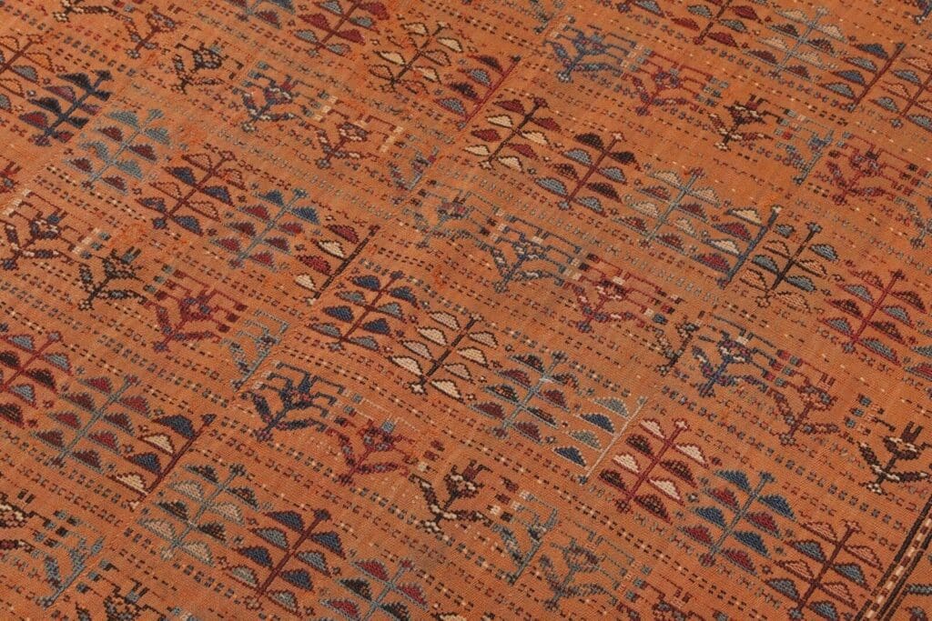 Perserteppich 235 x 102 cm Wolle handgeknüpft