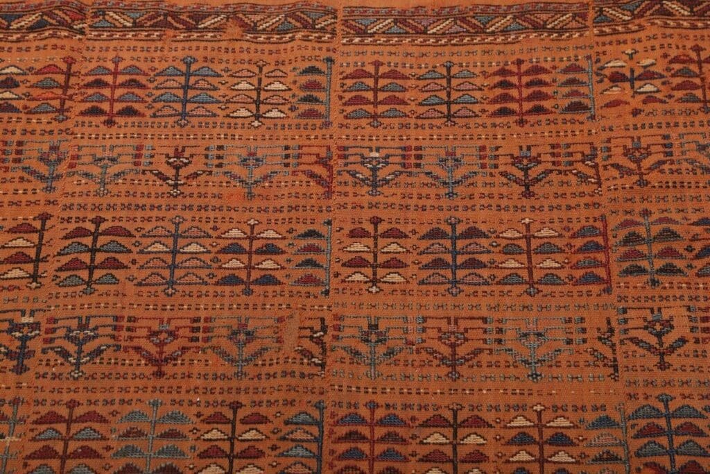 Perserteppich 235 x 102 cm Wolle handgeknüpft