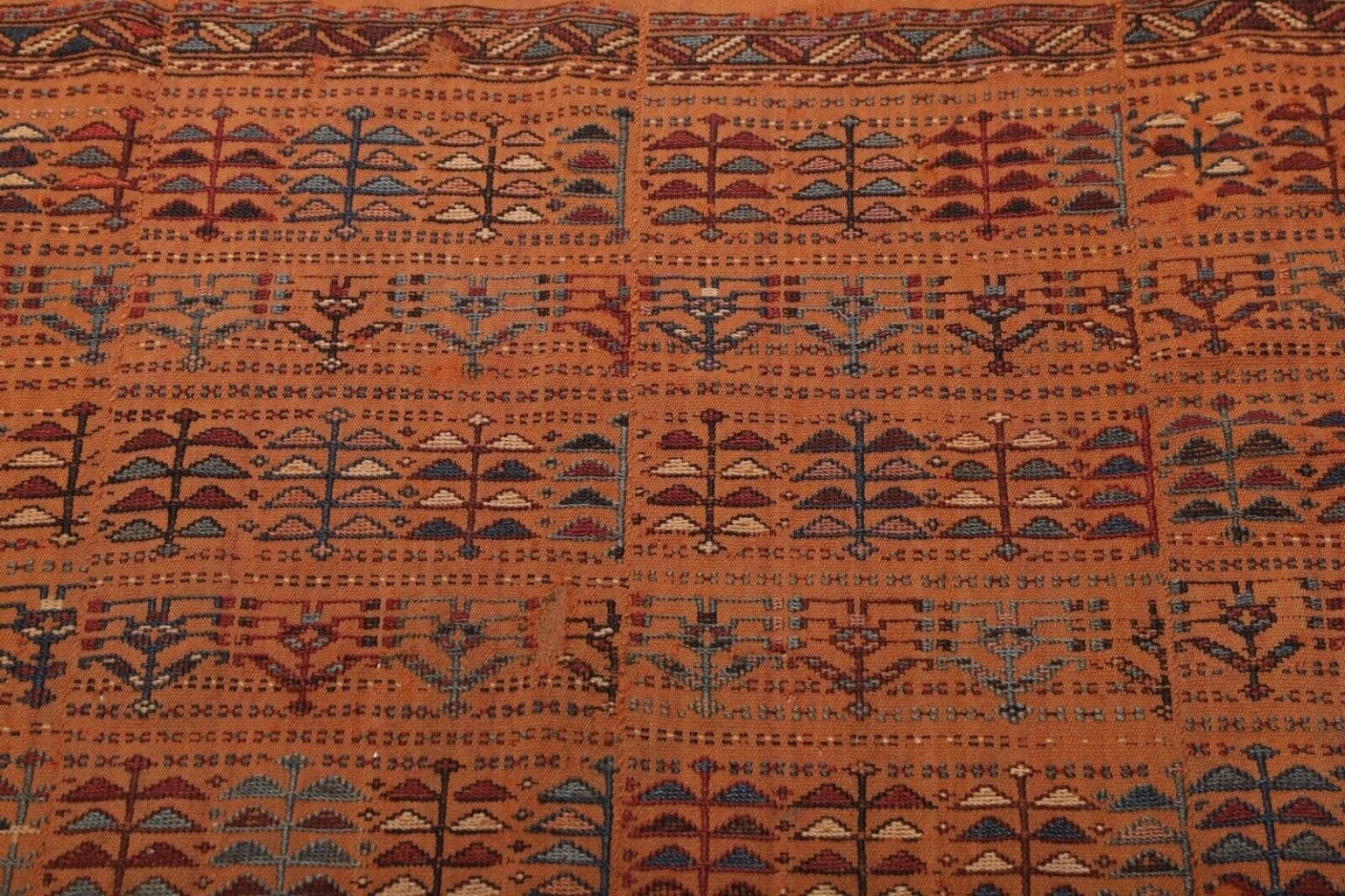 Perserteppich 235 x 102 cm Wolle handgeknüpft